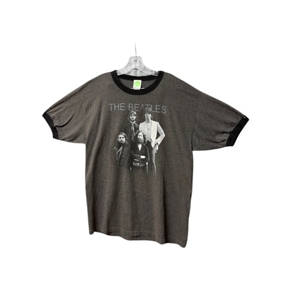 The Beatles 2005 Mens T-shirt Dark Gray John Paul George Ringo XL
